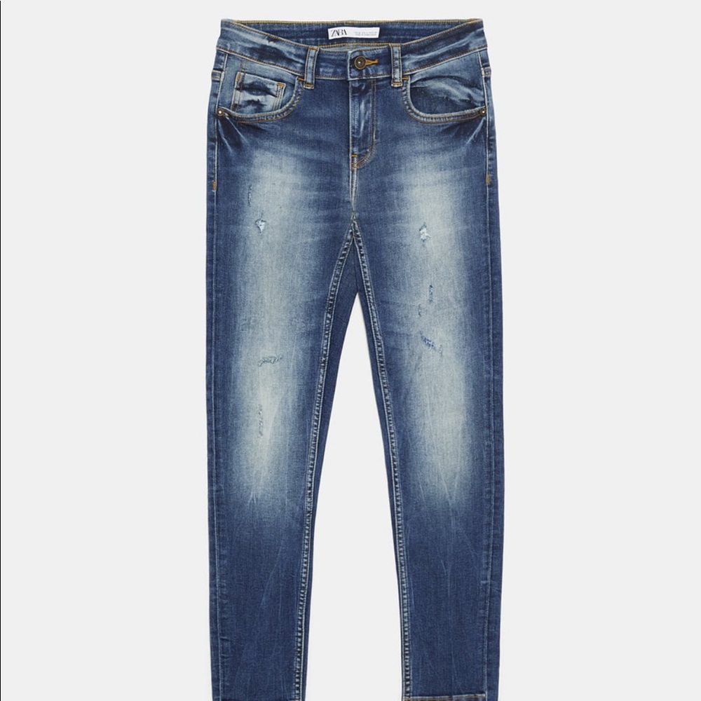 Mid Rise Skinny Jeans - Picture 2 of 8